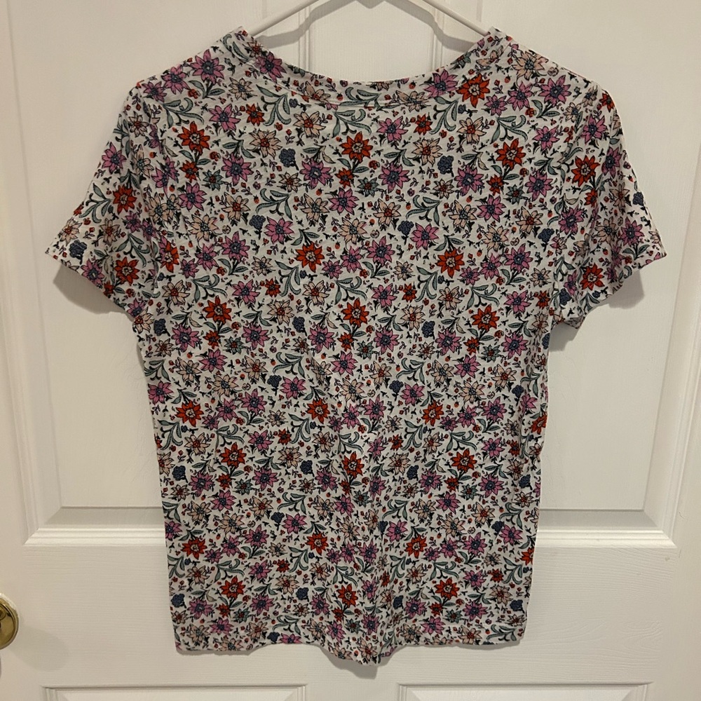 LOFT Vintage Soft Floral Tee Size XS